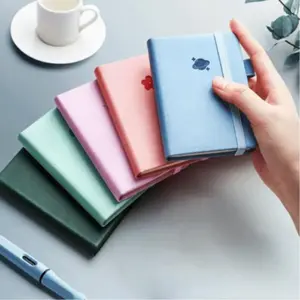 A7 Lined Pocket Diary, 1 Count Mini 100 Pages Thick Paper Hardcover Diary, Office Stationery & Supplies for Home School Office Notebook Journal