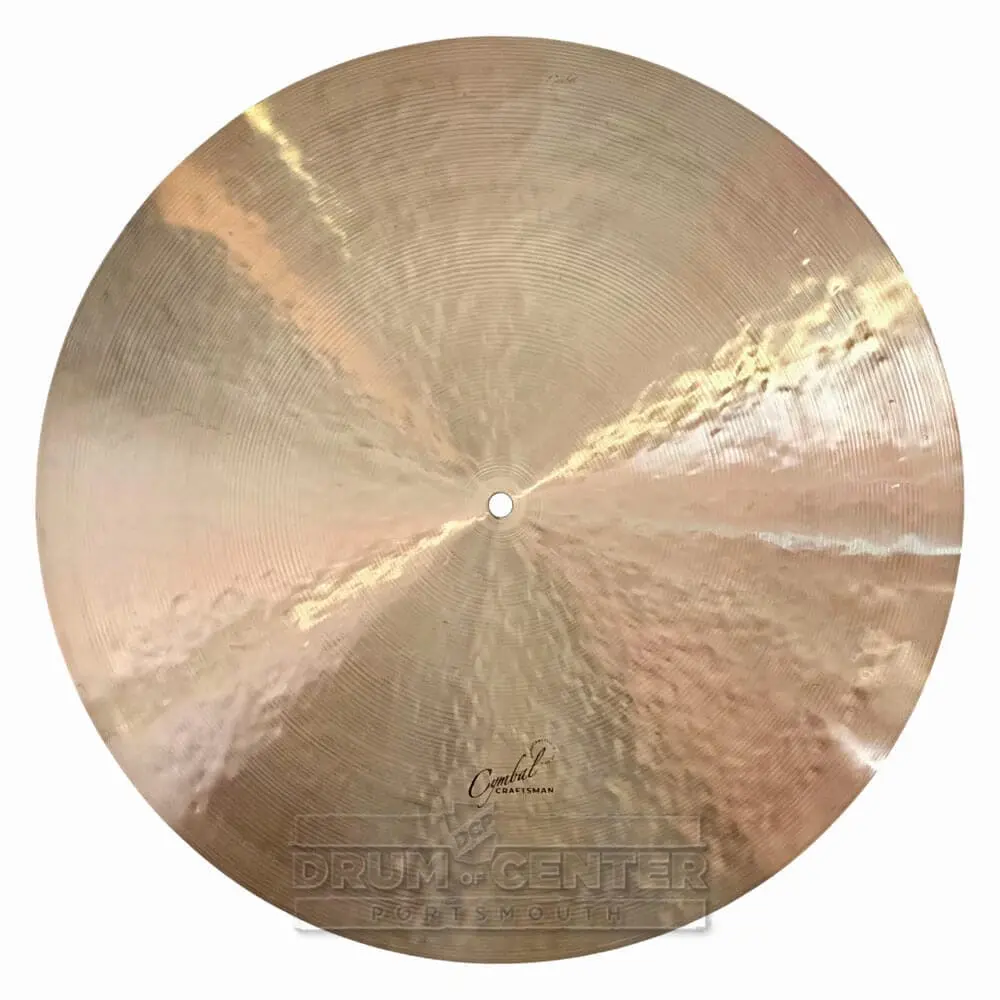 Cymbal Craftsman Dark Vintage Flat Ride Cymbal 20" 1987 grams