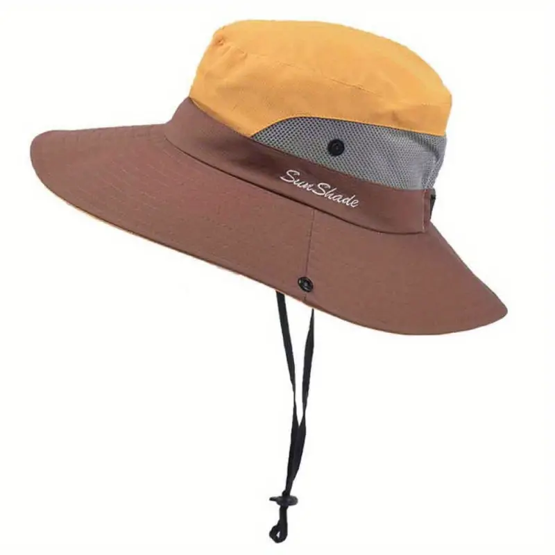 Two-tone yellow and coffee color