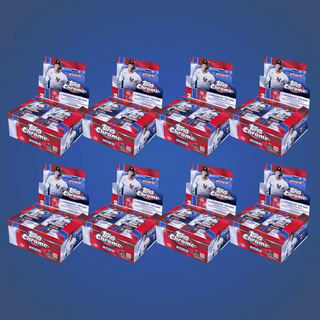 PRESALE - BK Break MLB0721 (1) 2026 Topps Chrome Jumbo Hobby Box Case - CASE BREAK