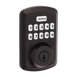 Kwikset 5043687 Smart Code Zinc Electronic Deadbolt, Venetian Bronze