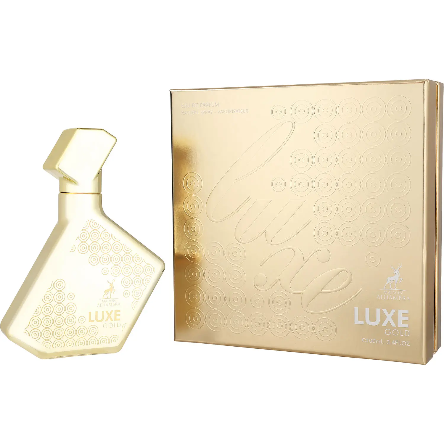 Maison Alhambra Spray Luxe Gold By Maison Alhambra Eau De Parfum For Unisex Maison Alhambra Spray Luxe Gold By Maison Alhambra Eau De Parfum For Unisex