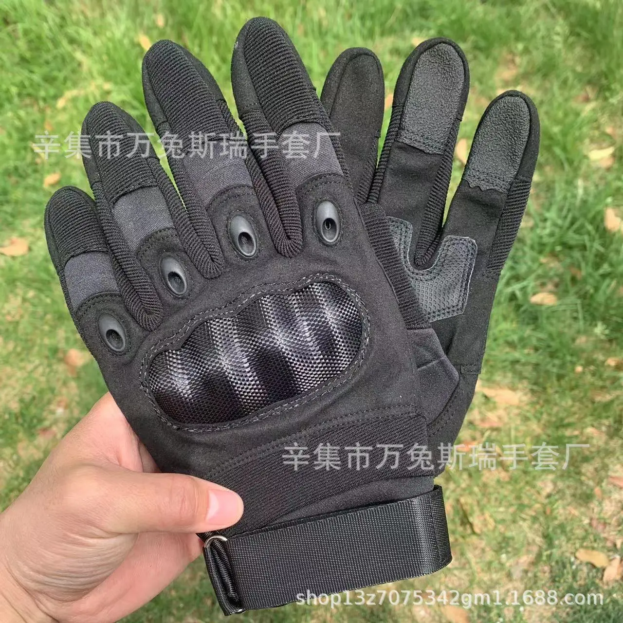 The fabric shell is all black in color