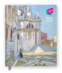 USED-National Galleries Scotland 2025 Desk Diary Planner - Week to View, Illustrated Throughout (Hardcover)