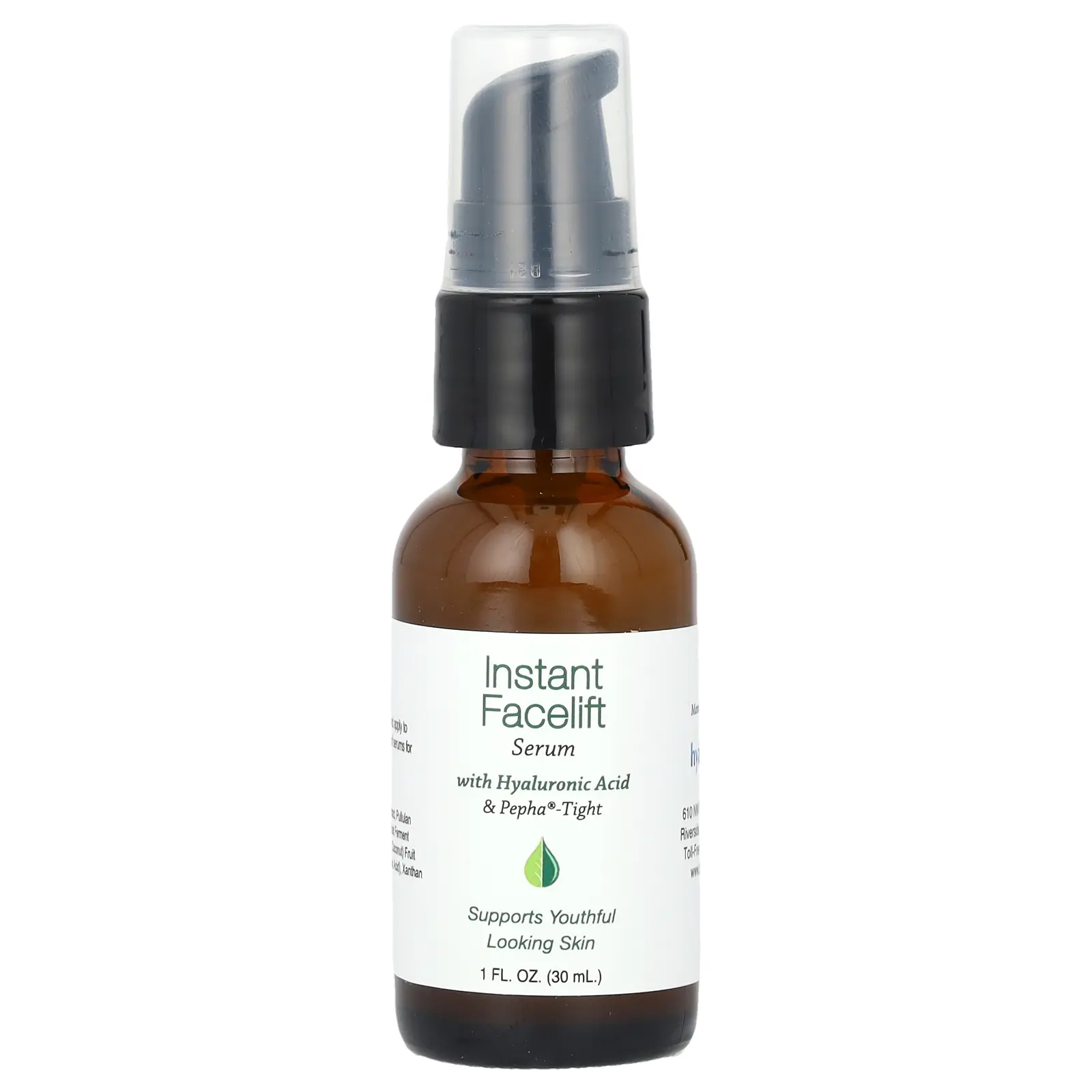 Hyalogic Instant Facelift Serum with Hyaluronic Acid & Pepha-Tight, Fragrance Free, 1 fl oz (30 ml)