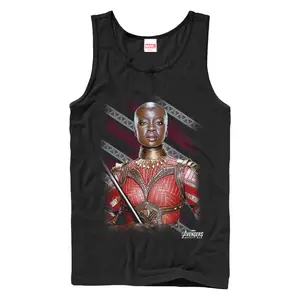 Men's Marvel Avengers: Infinity War Okoye Stripe Tank Top