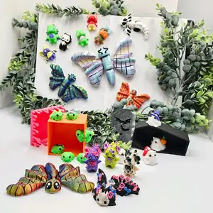 Whimsical creature fridge magnets for Classroom Kithchen and more Decor Gift Magical Set