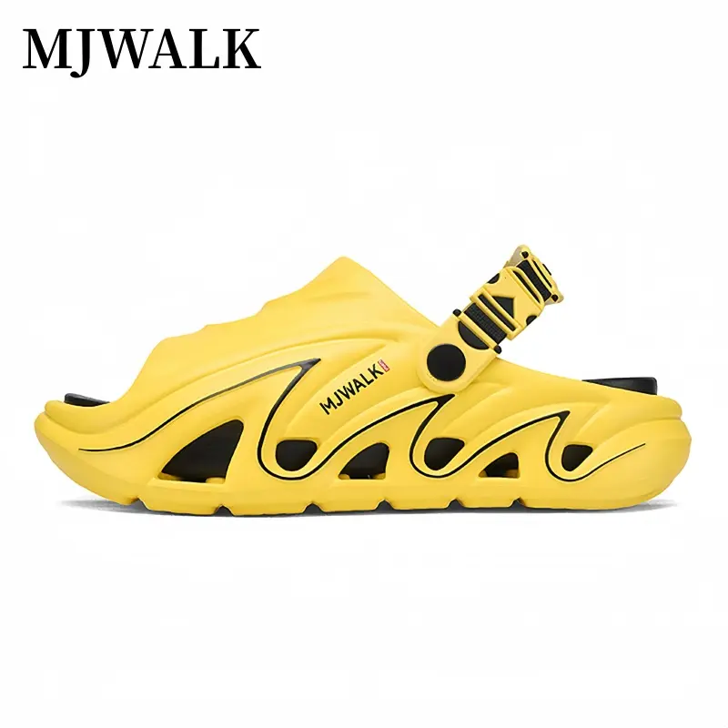 [MJWALK] Cloud Slides for Men and Women，Gorpcore Aesthetic & Streetwear Chunky Slipper，Lightweight ，Non-Slip Sole，Summer Comfortable Sandals for Indoor & Outdoor outdoorfun