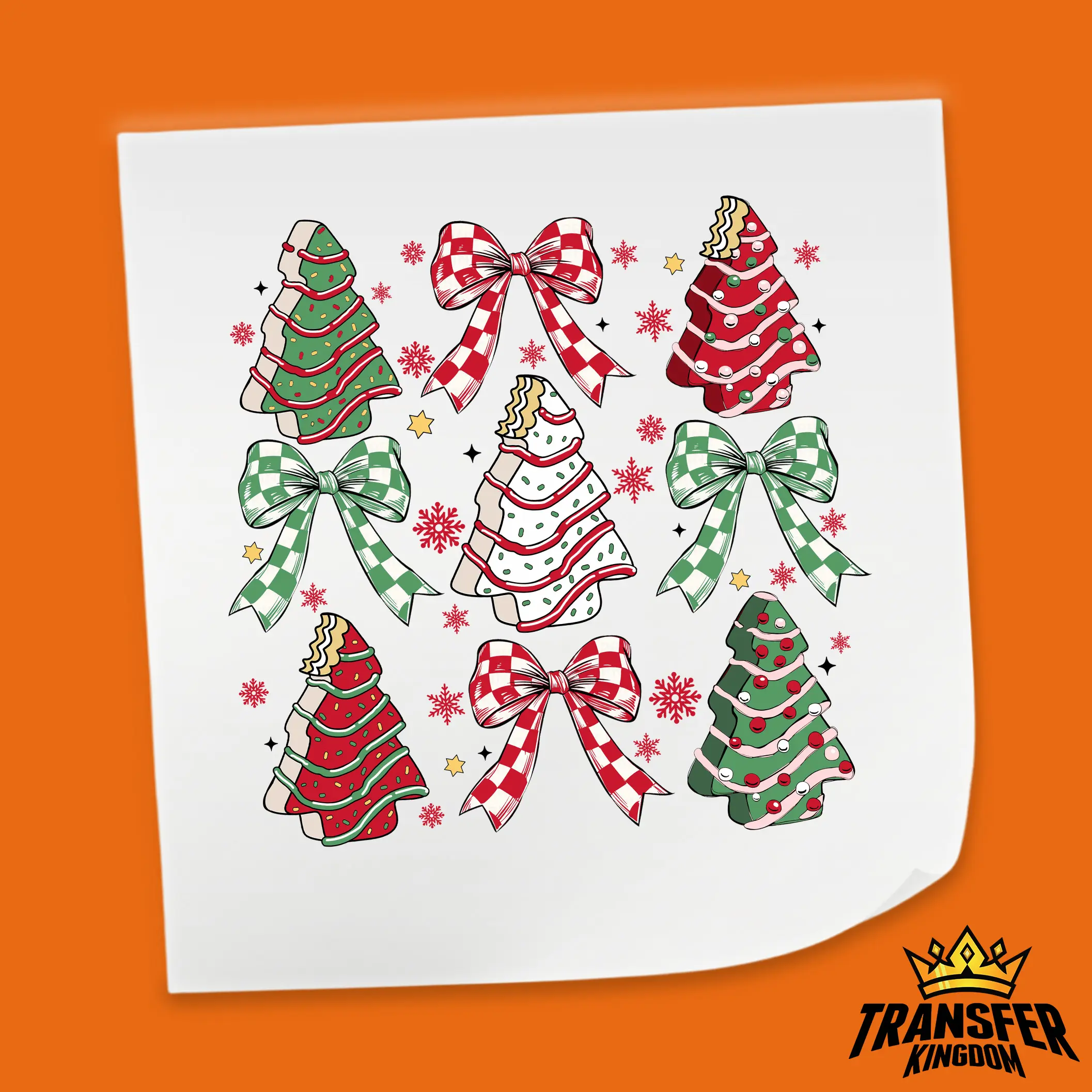 Christmas Tree Cookies - Christmas DTF Transfer