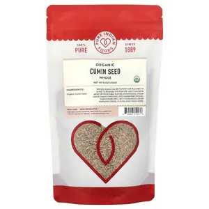 Pure Indian Foods Organic Cumin Seed, Whole, 8 oz (226 g)
