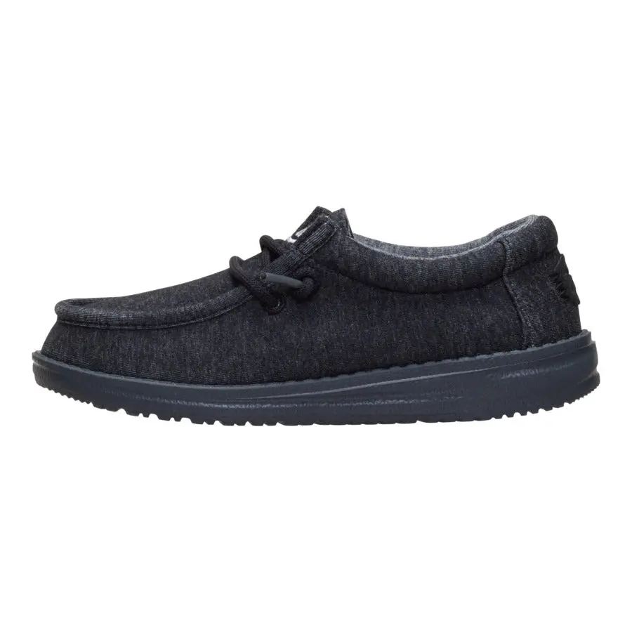 HEYDUDE Wally Kids Stretch Jersey - Comfortable Slip on Shoes for Kids Slip On Flats HEYDUDE Wally Kids Stretch Jersey - Comfortable Slip on Shoes for Kids Slip On Flats