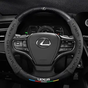 Lexus Es200 Es260 Es300 Rx300 Ls500h Gs300 Is250 Is300 Ct200h Lx570 Gx Nx Steering Wheel Cover, Anti-Slip Napa Leather, Ventilated Design, Accessories