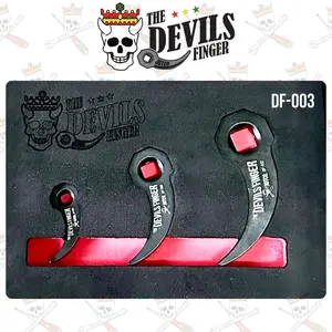JDTCo. 3pc Devils Finger Set - 1/4", 3/8", 1/2"