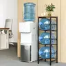 HOOBRO Metal Detachable 3-Layer Adjustable Organizer - 5gal Beverage & Bottle Holder Racks & Displays, Anti-Tilt Safety Storage Rack for Kitchen, Office (Fits Big-Size Water Jugs),home decor