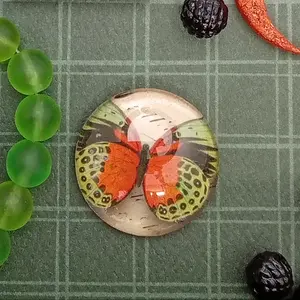Glass Small Round Cabochon 25mm