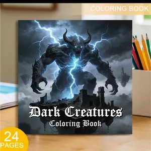 Adult Coloring Book 24 Sheets, 120gsm Thick Paper, Luxury Edition, Perfect for Relaxation, Family Gatherings, Holiday Decorations