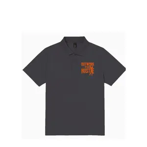Outwork the Hustle Performance Golf Polo
