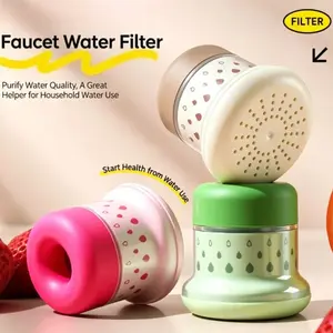 3-Piece Portable Multi-Layer Faucet Filter Set, Rotatable Faucet Filter Nozzle, Washable Faucet Extender Water-Saving Device for Kitchen and Bathroom