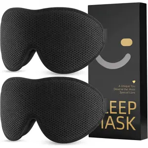 2 Packs Sleep Mask for Side Sleeper, Eye Mask for Sleeping Women Men, 3D Contoured Cup No Eye Pressure 100% Light Blocking Sleeping Mask with Adjustable Strap Night Blindfold Flight, Nap, Black flatland  bmx