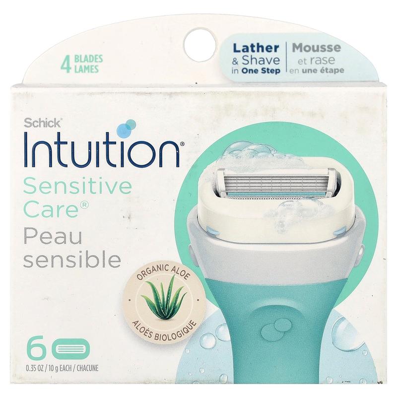 Schick Intuition®, Sensitive Care, Replacement Cartridges, 6 Cartridges