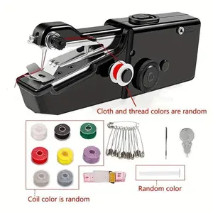 Wireless Handheld Mini Sewing Machine, Portable Electric Sewing Tool Kit, Father's Day Gift, Home Sewing Set (no Battery Included)