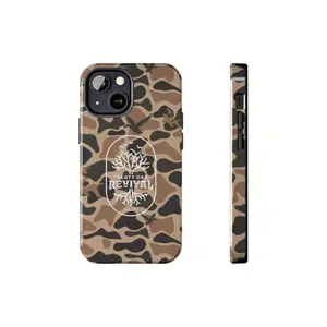 1Pcs Treaty Oak Revival Camouflage Phone Case, Ol School Waterfowl Camo Aesthetic For IPhone 16 15 14 13 12 11 X 8 Plus, Durable, Hunting Gifts,Suitable For IPhone 17 Air
