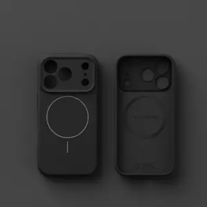 Premium Liquid Silicone Cellphone Casing for iPhone 11-17 Pro/Max/Plus - Minimalist Matte, MagSafe Compatible, Wireless Charging Ready, Shockproof, Flexible, Durable Handheld Devices Accessory