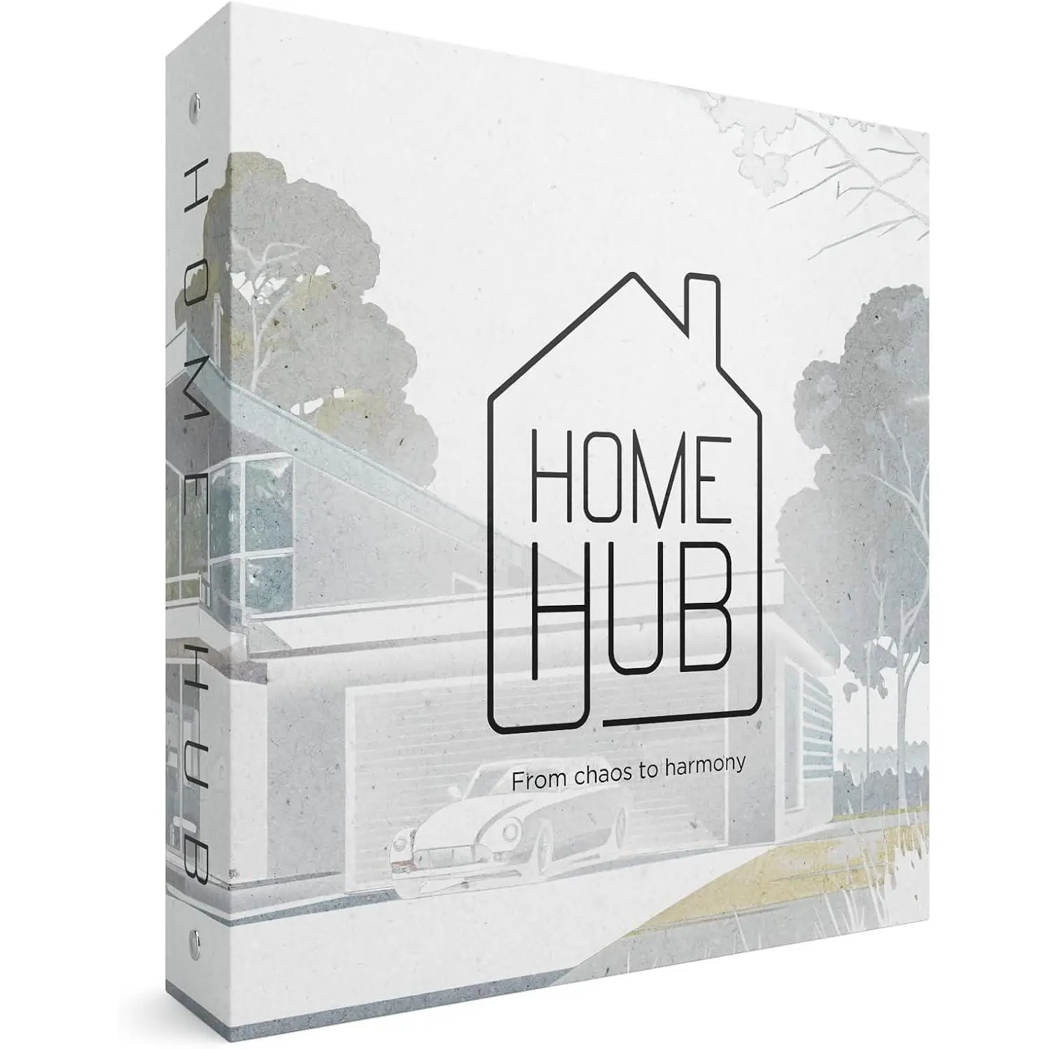 Home Organizer Binder 8.5x11, Household Planner, Organize Your Property & Possessions, Ideally Suited as a Important Document Binder or Household Record Keeping Book, Home Ownership Gifts
