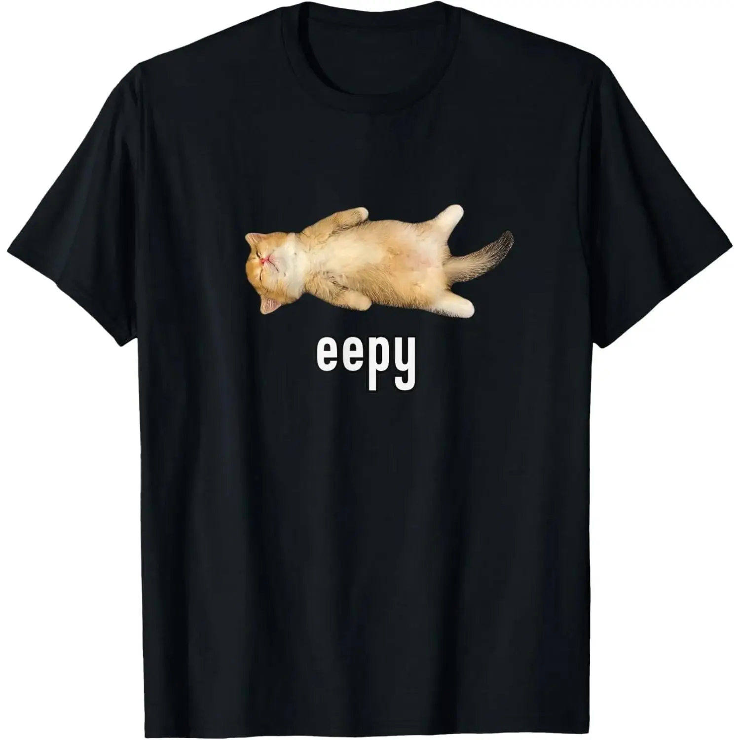 Men's 100% Pure Cotton Knitting Short-Sleeve Round Neck T-Shirt Top - Unisex Flower Sleepy Cat Letter Slogan Graphic Casual Breathable Summer Menswear Outfit, Shortsleeve, Cartoon, All Seasons, Christmas, Plant Print, Breathable Knit, Crew Neck, Elegant,,