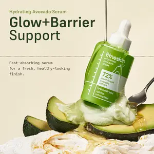 Hydrating Avocado Serum, 1 Fl Oz (30ml) Avocado Fruit Water + Vitamin B3 (Niacinamide) & Hyaluronic Acid –Glow + Barrier Support, Fragrance-Free,Vegan, Dermatologist-Tested Korean Skincare.