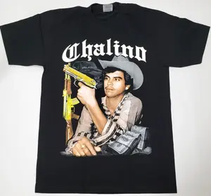 [SALE OFF 50%] CHALINO SANCHEZ T-Shirt Pelavacas Mexican Singer Shirt  100% Cotton New