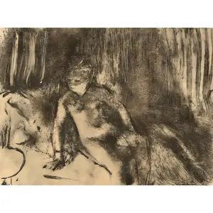 Edgar Degas, Le Coucher, E. Degas Monotypes, Limited Edition Monotype