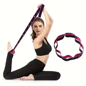 1pc Multi-Functional Resistance Band Minimalist Gym Style Anti-Tear Latex + Adjustable Resistance for Home / Yoga / Rehab Training Workout Bands