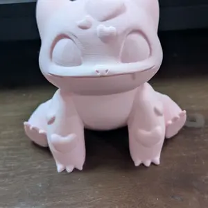 3D Printed Paintable Bulbasaur Figurines