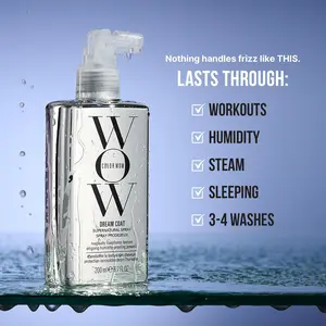 COLOR WOW Dream Coat Supernatural Spray – Keep Your Hair Frizz-Free and Shiny No Matter the Weather with Award-Winning Anti-Humidity Treatment