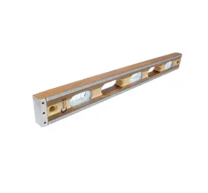 MarshallTown 42CLEVC 18709 - 42" Crick 3 Piece Wood Level - Clear Vials