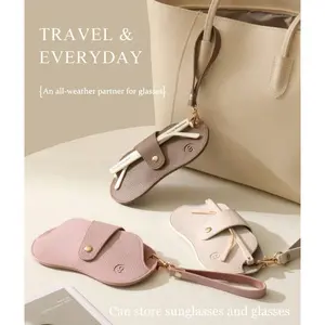 Shockproof Eyeglasses Storage Bag, Portable Sunglasses Organizer/prescription Glasses Holder, Hanging Anti-Loss Protection Case