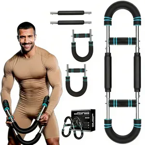 🔥Portable Chest Clip Trainer with Elastic Spring, 2026 New Pro Twister Arm Muscle Trainer, Chest Shoulder Arm Intensive Workout Equipment, Home & Gym Dual-Use Upper Body Training Device