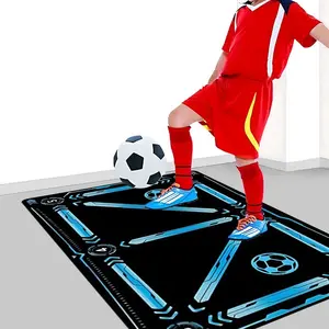 Anti-Slip Football Rug for Home, Fan Lover Mat, Noise-Reducing Silica Gel Sports Control Pad, Indoor Soundproof Fitness Mat