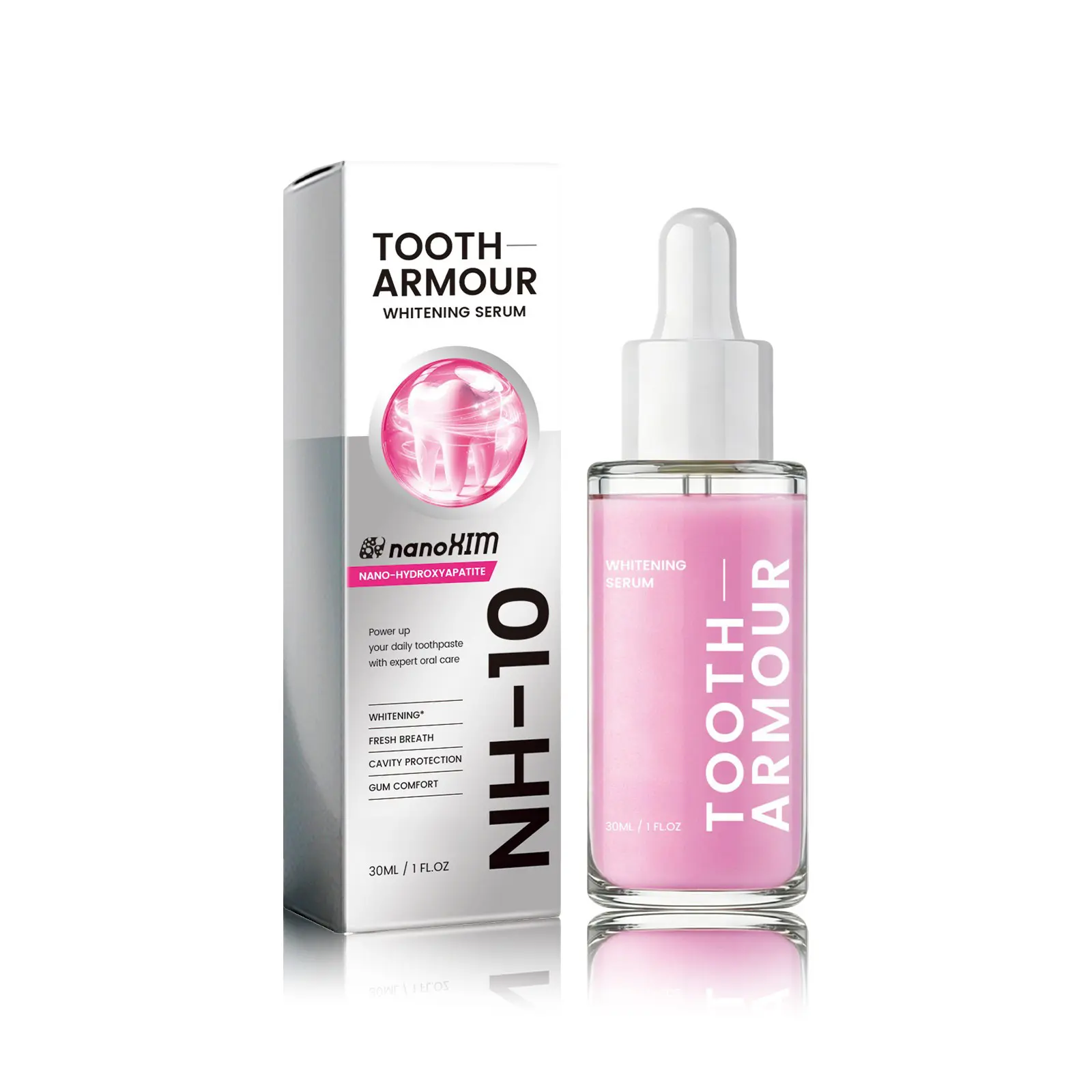 Teeth Brightening Serum, Daily Tooth Care Essence for a Brighter Smile, Gentle Oral Care Serum for Clean, Radiant-Looking Teeth