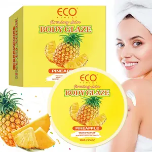 Body Glaze Body Butter Donut, Body Glaze Body Butter, Body Glaze Cream Leaves Skin Soft and Radiant Without Being Greasy for Dry （SkinPineapple） Body Care Lotions Moisturize Moisturizer Skin Care Skin Repair Moisturizing Silky