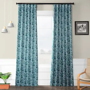 Half Price Drapes Abstract Room Darkening Curtain