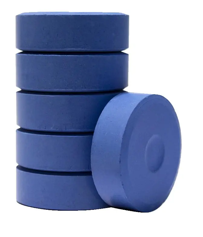 Jack Richeson 1591284 Large Tempera Cakes, 2.25 x 0.68 in. - Cobalt Blue, Pack of 6