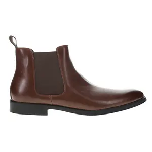 Rush by Gordon Rush Mens Modern Dress Round Toe Pull On Chelsea Dress Boots Ankle - Brown Rush by Gordon Rush Mens Modern Dress Round Toe Pull On Chelsea Dress Boots Ankle - Brown