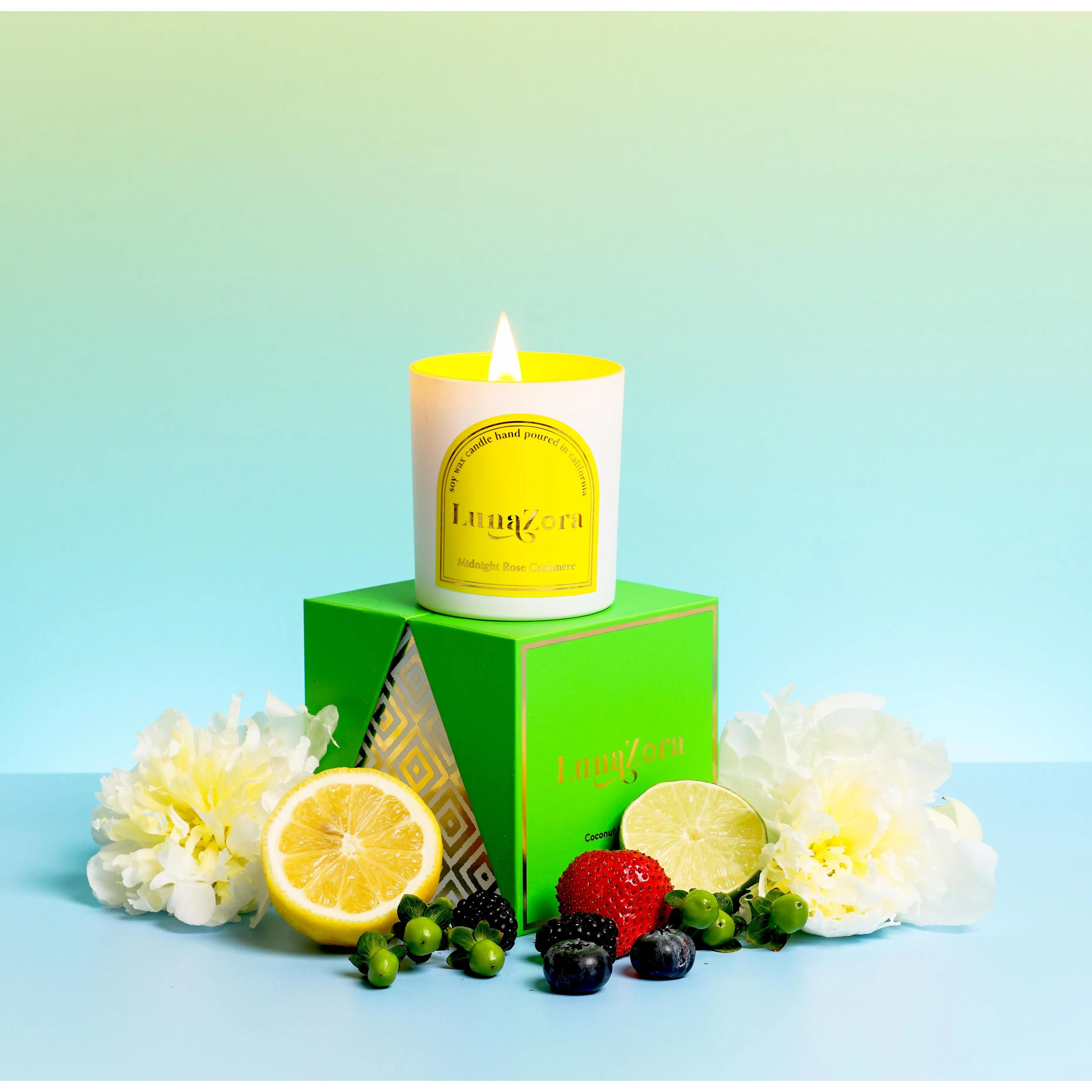 LunaZora Coconut Soy Candle