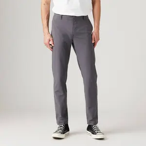 Levi's Men's XX Tapered Tech Chino Pants - Charcoal Gray 33x30: Midweight, Recycled Polyester, Knit