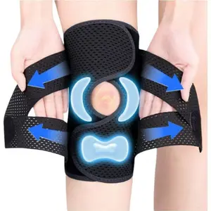 Sports Knee Pads Meniscus Protection 8th Gen Professional Brace for Basketball Football Hiking Dual-Side Spring Support Patella Gel Ring