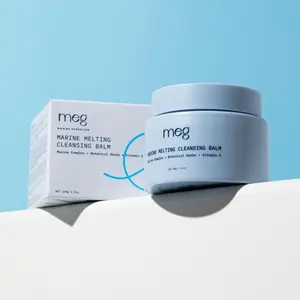 Meg Marine Melting Cleansing Balm with Cetyl Ethylhexanoate for Exfoliating & Pore Care 100g