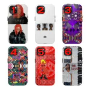 9 V Rapper New Album Emotions Inspired Phone Case For iPhone And Samsung Dark Aesthetic Underground Vibe Edgy Street Style Alt Culture Look 3