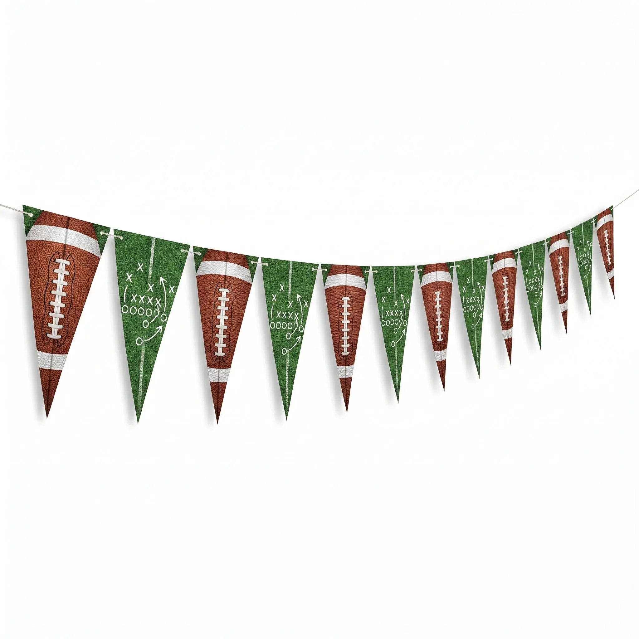 Game Day Football Pennant Banner Game Day Football Pennant Banner